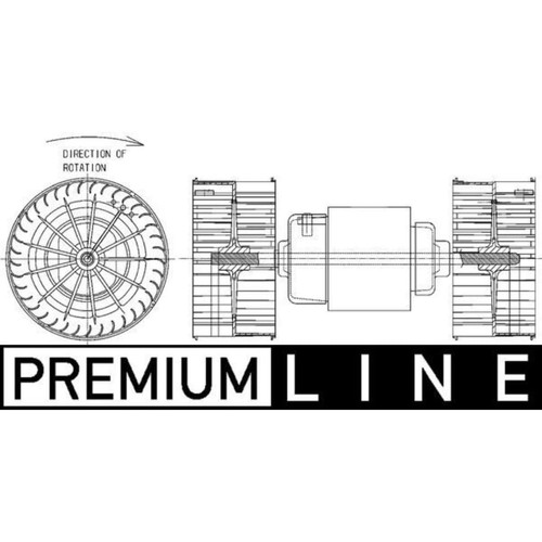 Innenraumgebläse mahle 152 - innenraumgebläse,