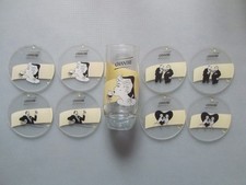 Chantré Glas + Glasuntersetzer (8x)