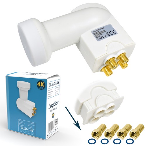 Logisat quad lnb hd sat - quad, 0,1