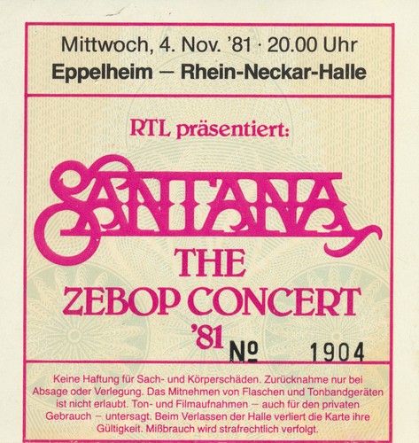 Santana rhein neckar halle - santana, rhein-neckar-halle