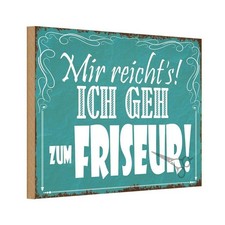 Holzschild 12x18 cm mir