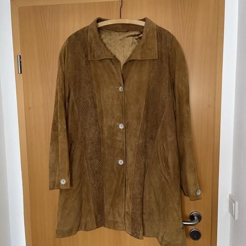 Wildleder mantel jacke - wildleder,