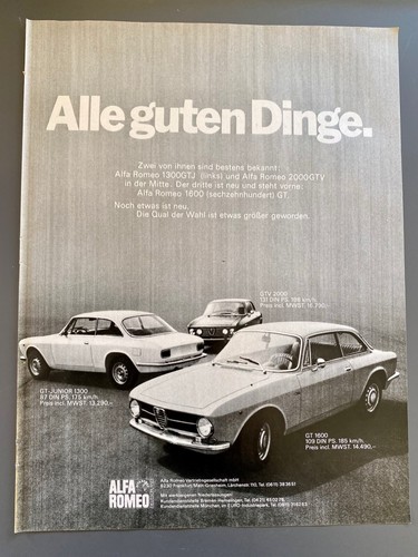 Alfa romeo gtv 2000 junior - romeo,