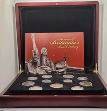 London Mint Office The coins of Britannia's Last Century in Box with COA