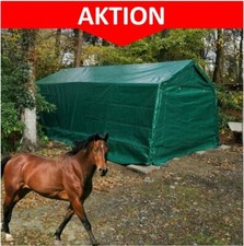 3,3x4,7m Zeltgarage Lagerzelt Weide Autozelt Unterstand Weidezelt Rundbogenhalle