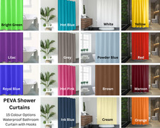 Duschvorhang PEVA Uni