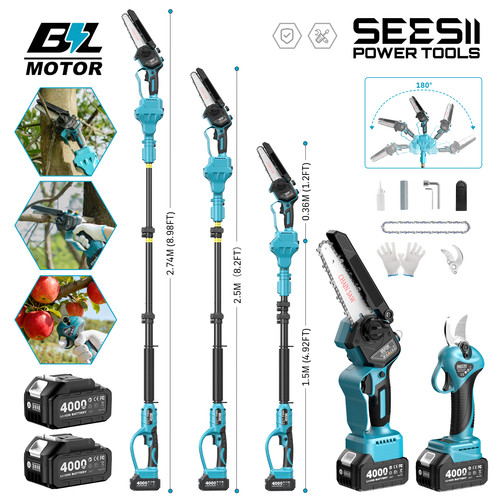 Seesii mini kettensäge - mini-kettensäge, +