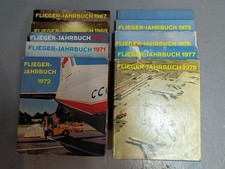 Flieger-Jahrbuch 1967-1978 DDR Luftfahrt Raumfahrt 10 Bände Transpress
