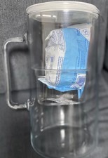 Wasserfilter-Kanne Wessper futureflow 3,3L mit Anzeige Glas wasserkanne BPA FREE