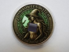 MONEDA BRUJA HALLOWEEN 2025
