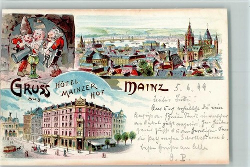 55116 w6500 mainz rhein 1899 - 55116, a