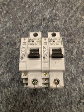 2x Möller FAZN B6 + NHI 002 Sicherungsautomat / Hilfsschalter