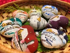 Herz "Mini" Glas Schmuck Baumbehang Christbaumschmuck Liebe Handarbeit Lauscha