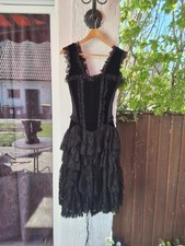 Burleska Gothic Kleid Mit Korsett, Gr 34