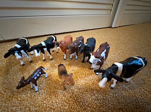 Tierfiguren set kühe kälber - kühe,,