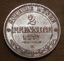 Sachsen 2 Pfennige 1873 B