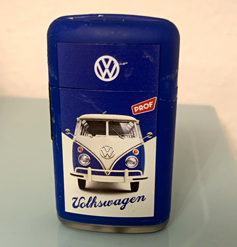 Volkswagen feuerzeug blau - feuerzeug,