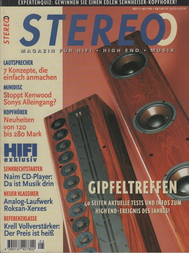 Zeitschrift stereo - stereo, (magazin)