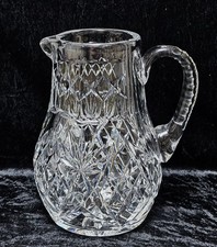 Vintage Bleikristall - Karaffe-Wasser/Saftkrug - geschliffenen Muster - 2 L.