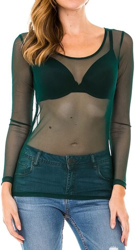 Damen herren mesh langarm - ,