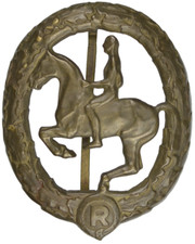 Reisingerantik: Deutsches Reich, Reiterabzeichen 3. Klasse in Bronze #1546