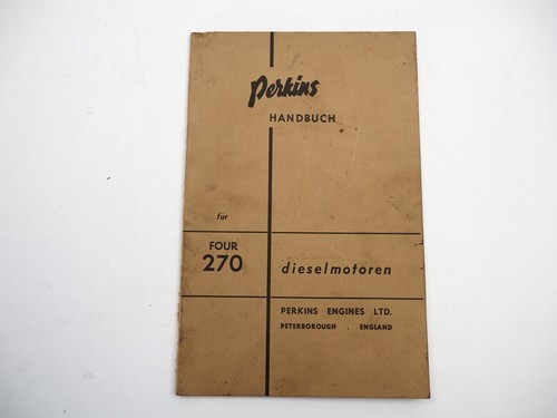 Perkins 270 dieselmotor - perkins,