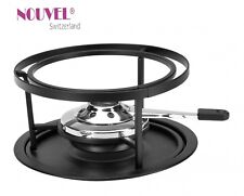 Fondue Rechaud Nouvel Swiss  Economy  schwarz incl. mit ø 9,5cm Pastenbrenner