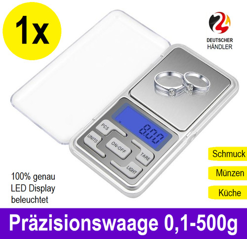 Digitale feinwaage 500g - digitale,