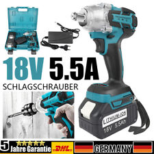 650Nm Akku Schlagschrauber Ratschen Akkuschrauber + 2X5.5Ah Akkus Für Makita 18V