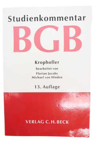Bgb studienkommentar von - bgb,