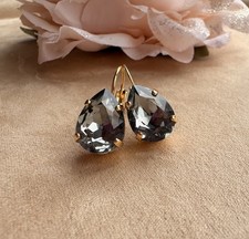 Tropfen Ohrringe mit Swarovski