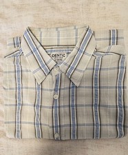 Sommer-Herren-Hemd, kurzarm, Identic, bügelfrei 41-42, hell