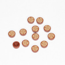 12x LEGO ® tile 1x1 round