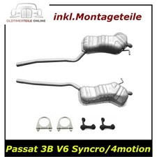 Endschalldämpfer Set für VW