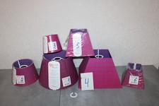 Lampenschirm Rund Eckig Rot