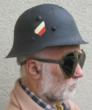 Stahlhelm verbündeten Armee Wehrmacht  Helm Landser  ähn.2.Weltkrieg Kradbrille