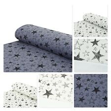 Alpenfleece Kinderstoff Sterne