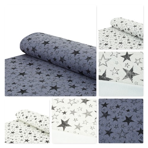 Alpenfleece kinderstoff sterne - kinderstoff,