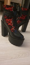 Damen Gothic High Heel Größe
