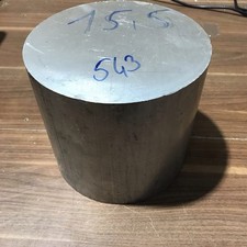 1x Alu  Aluminium Rund Reststück D: 200 mm x ca. 182 mm,  (543)