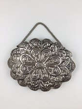 Alter ovaler Spiegel Blumen