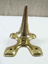 Messing Spitze Kreuzblatt Helm Pickelhaube Zierrat Ersatzteil SPIKED HELMET #A