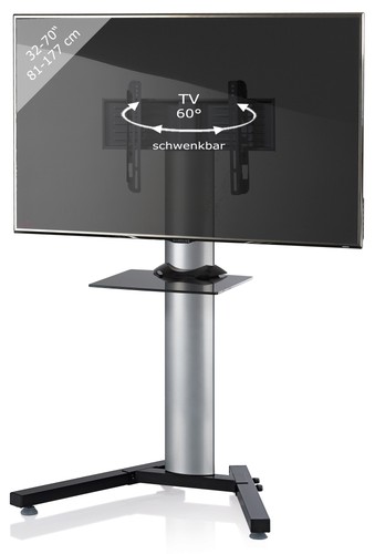 Fernseh standfuß alu - fernseh,