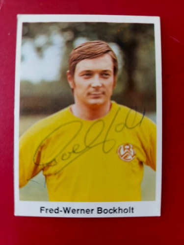 Autogramm fred werner bockholt - autogramm,