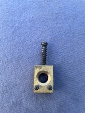 1980s brass saddle for bass bridge