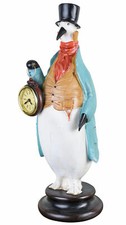 Pinguin mit Taschenuhr Vogel