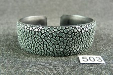 503) Rochenleder Armreif 2 cm