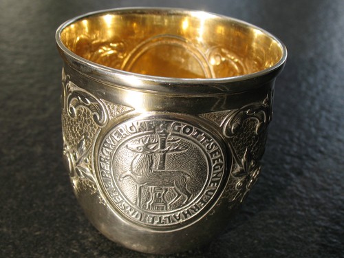 Becher silber lot - becher,