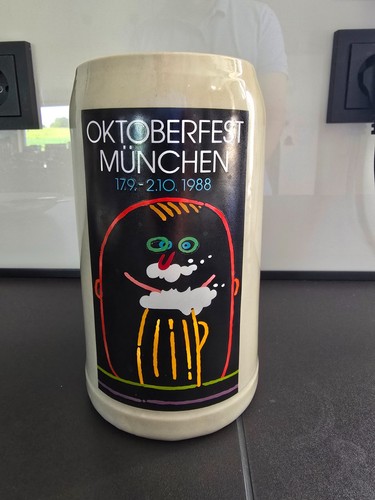 Original oktoberfest krug 1988 - oktoberfest,