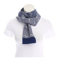Schal Gucci Blau Weiß